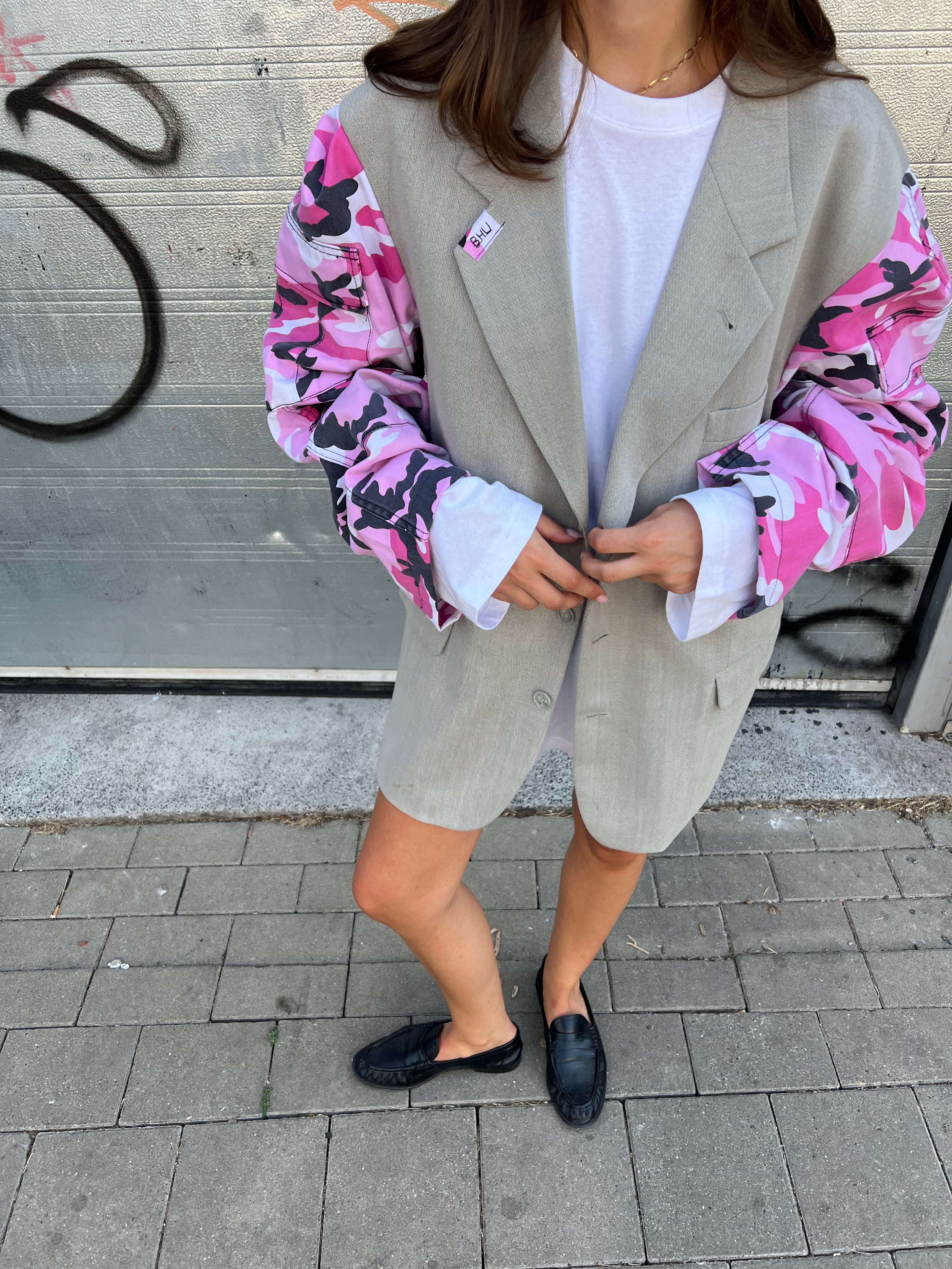 Pink Camouflage Blazer-2