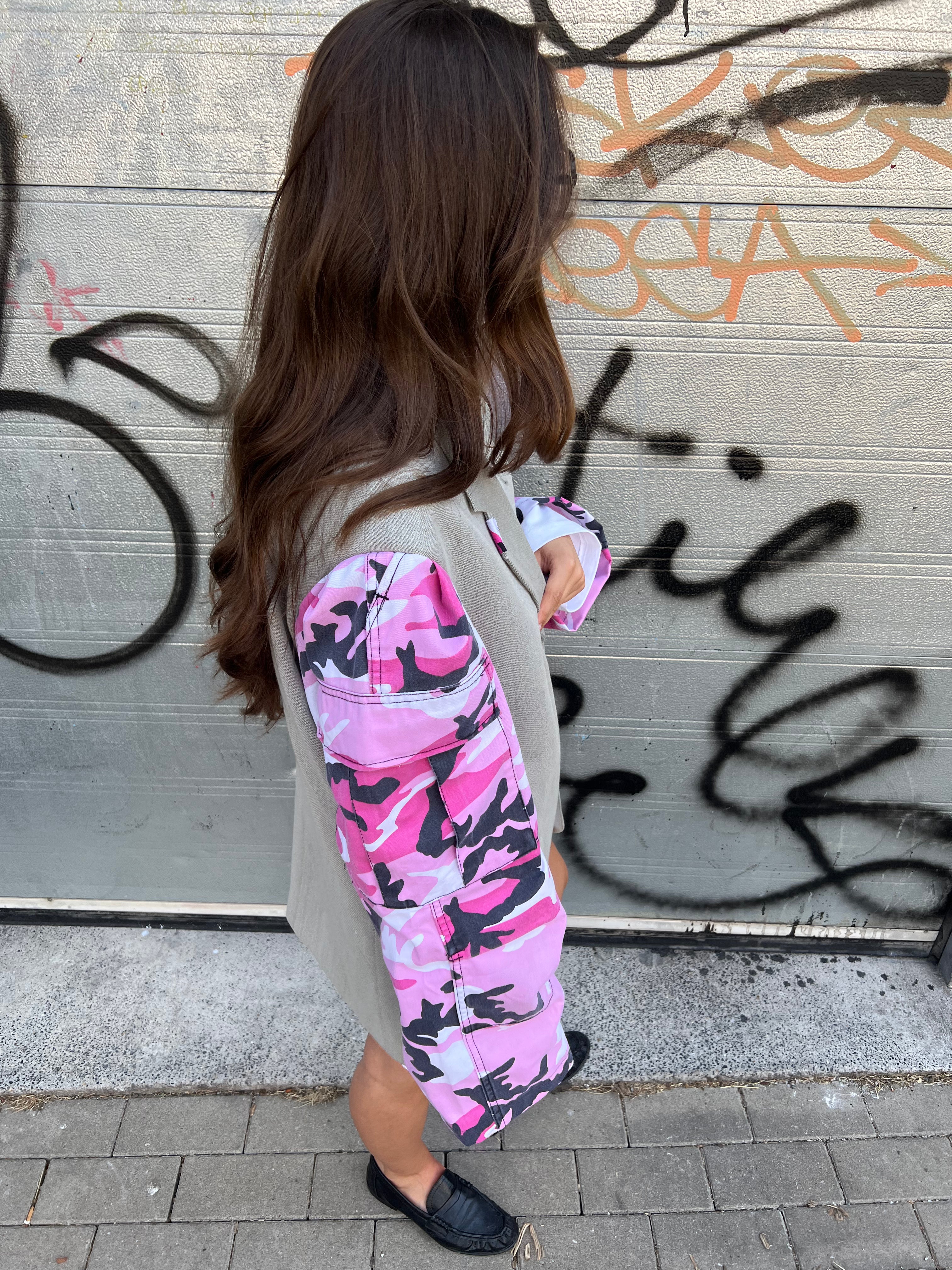 Pink Camouflage Blazer-5