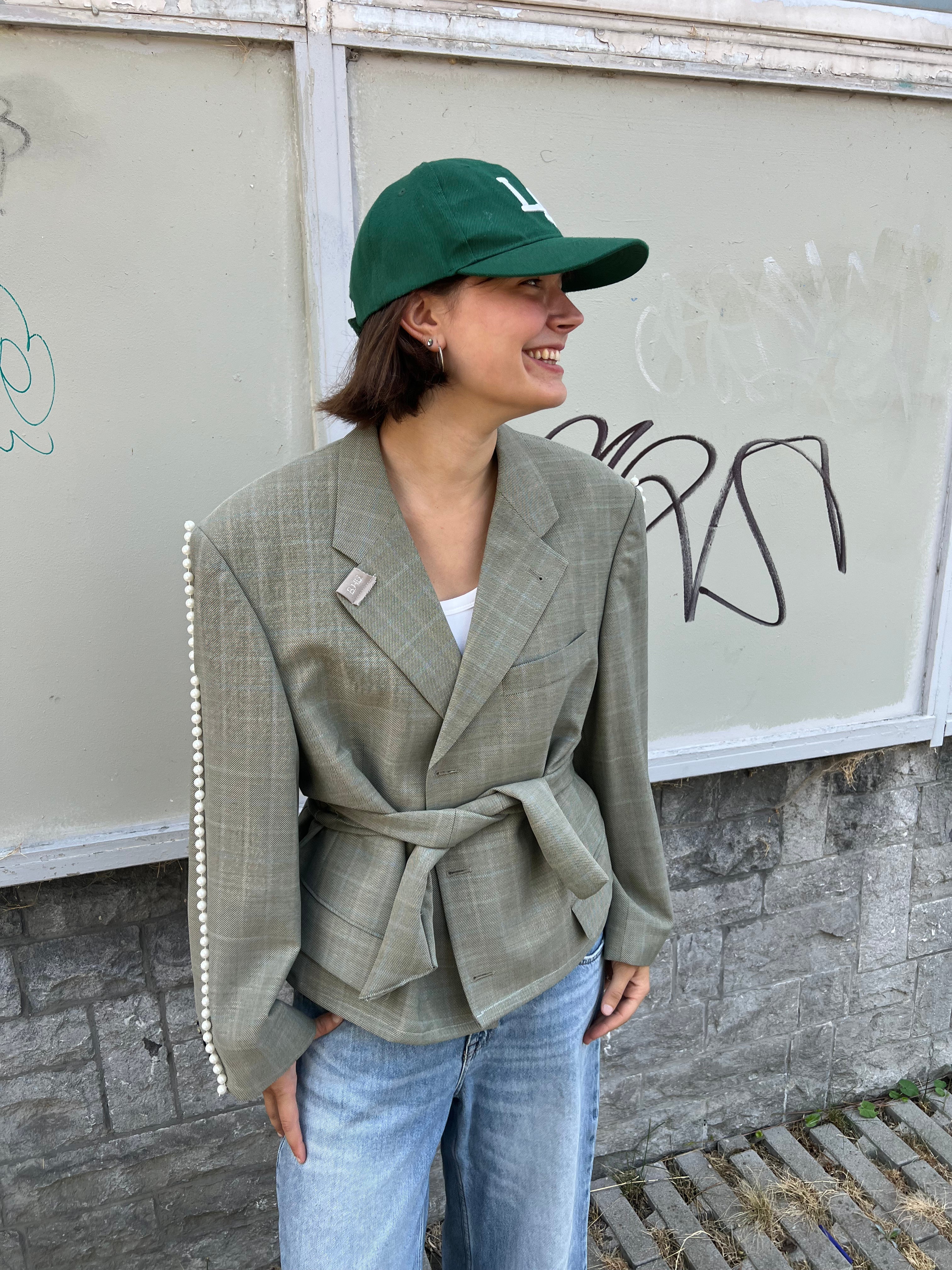 Green Pearl Blazer-3