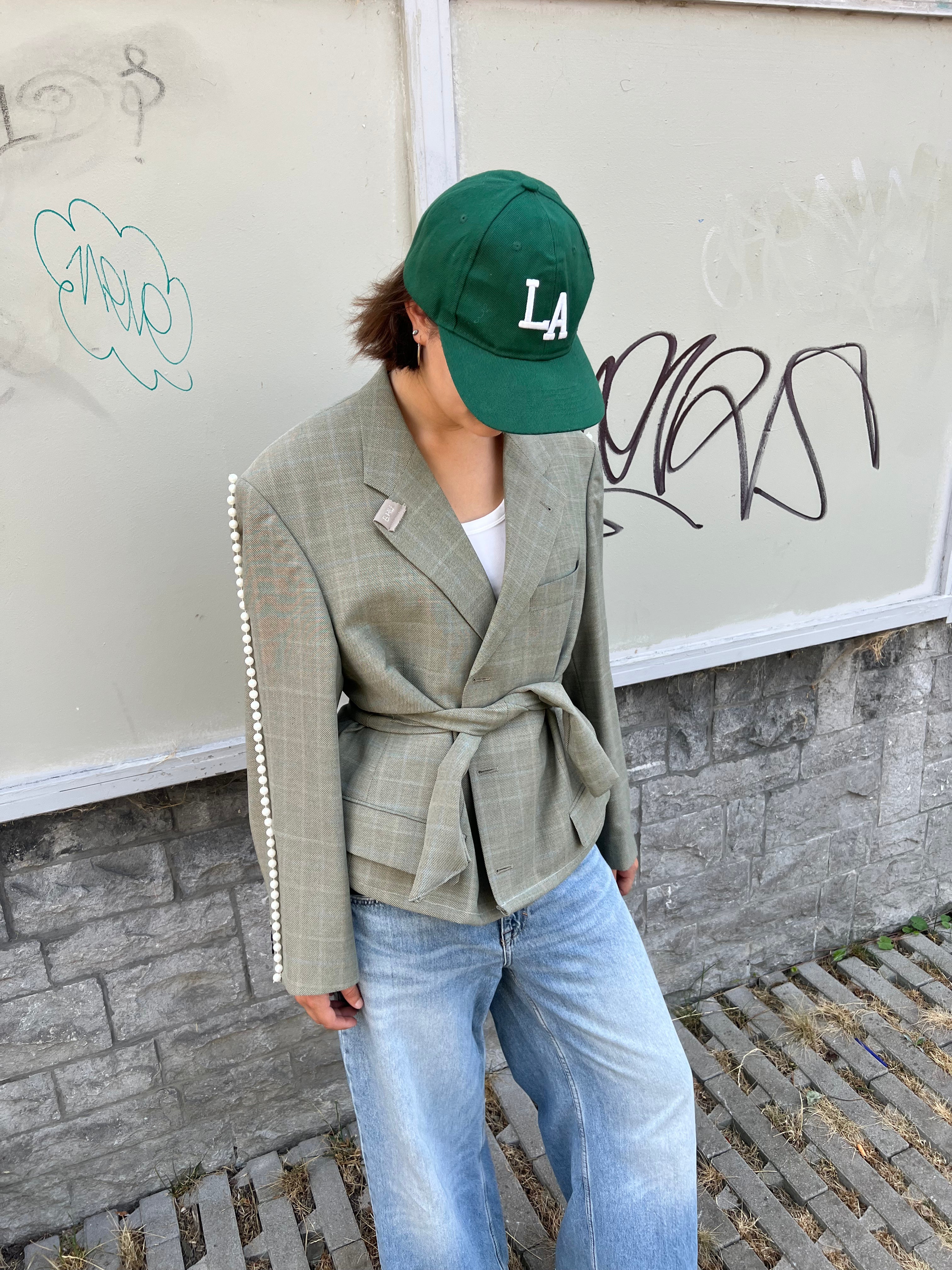 Green Pearl Blazer-2
