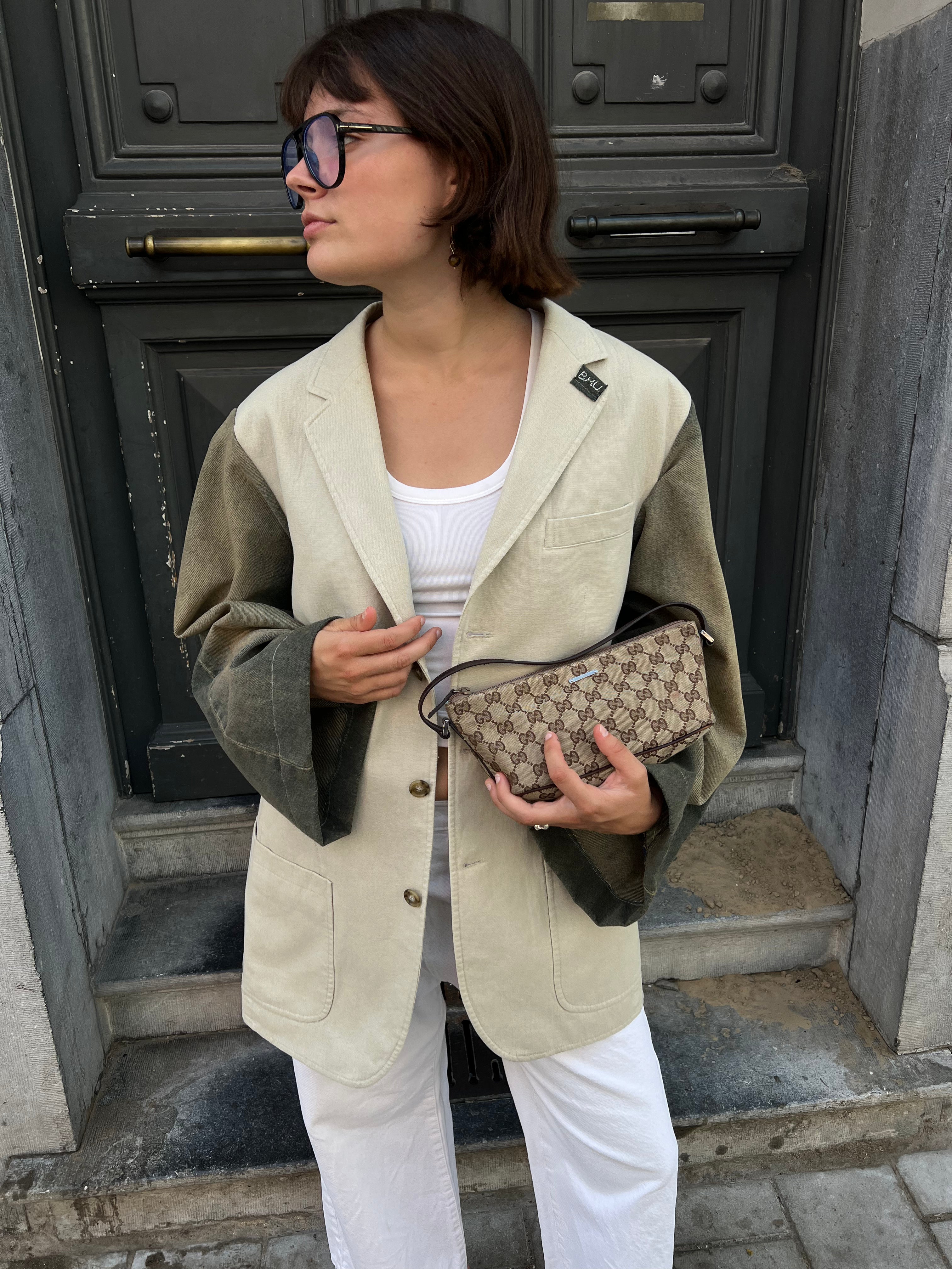Beige Jeans Blazer